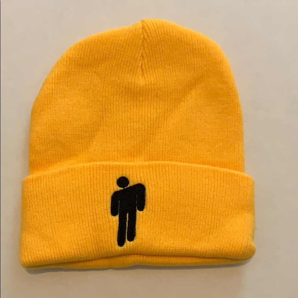 Billie Eilish yellow beanie hat cap brand new